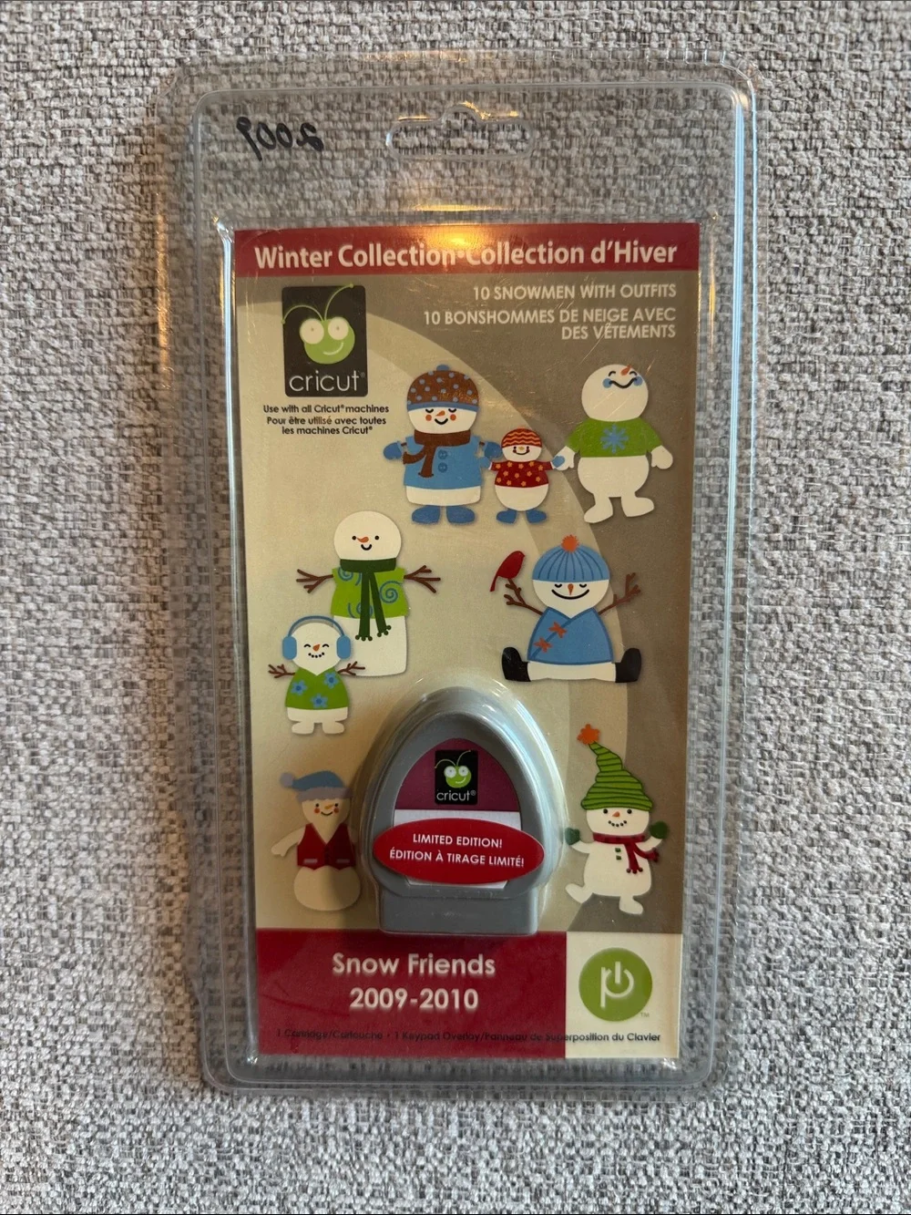 Cricut Snow Friends Winter Die Cut Cartridge Not Linked NEW